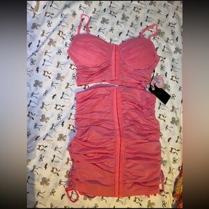 Pink skirt & top set